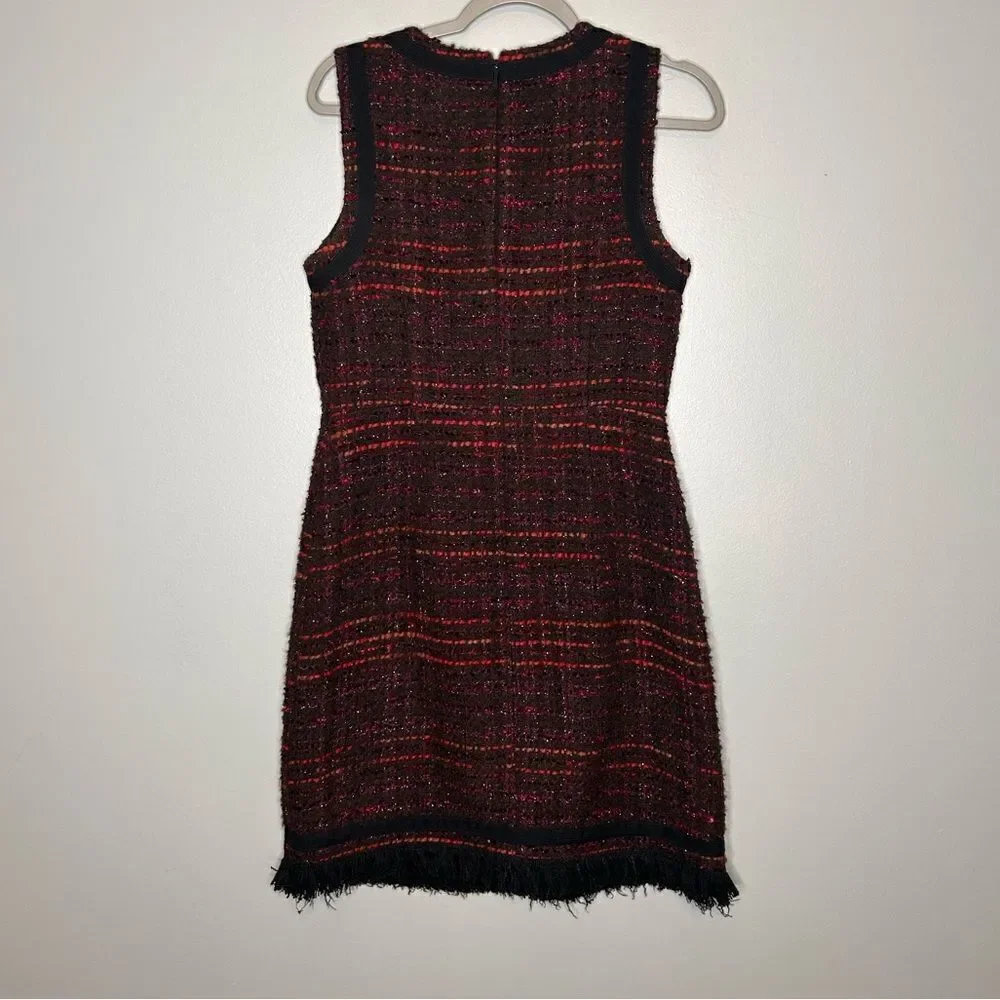 Kate Spade Multi Tweed Fringe Jacket and Dress Suit